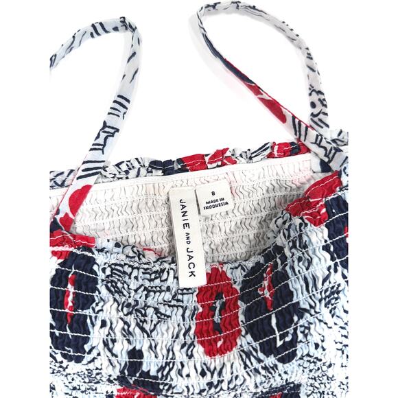 Janie and Jack Girls Floral Smocked Top - Picture 2 of 4